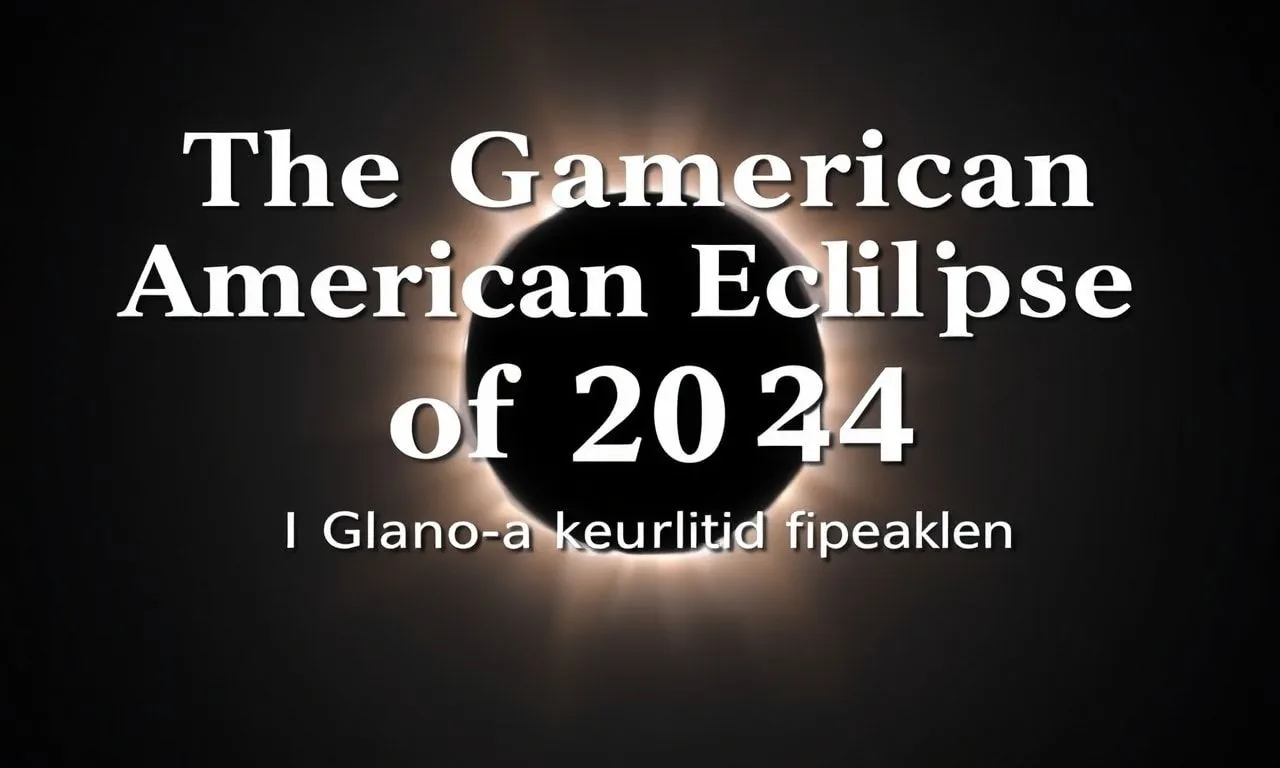 The Great American Eclipse of 2024: A Celestial Event of a Lifetime The Great American Eclipse of 2024: A Once-in-a-Lifetime Celestial Event