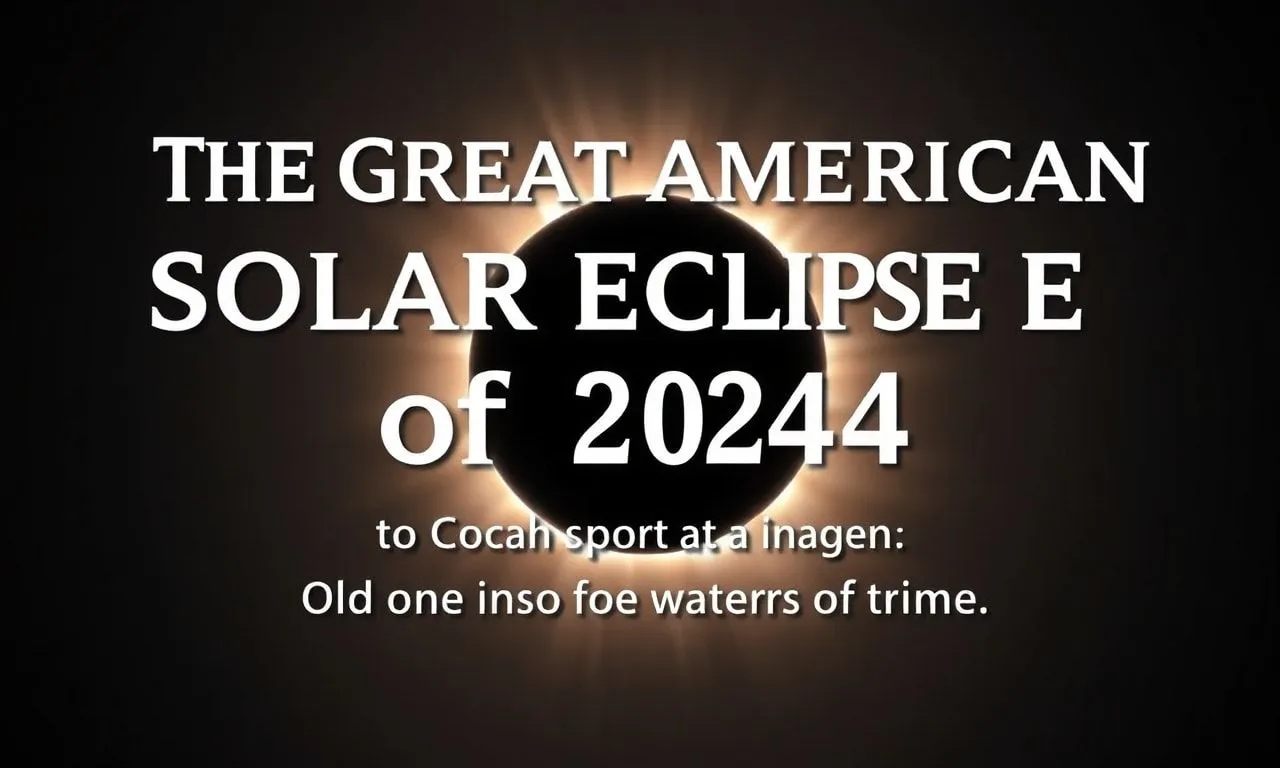The Great American Solar Eclipse of 2024: A Celestial Event of a Lifetime The Great American Solar Eclipse of 2024: A Once-in-a-Lifetime Celestial Event