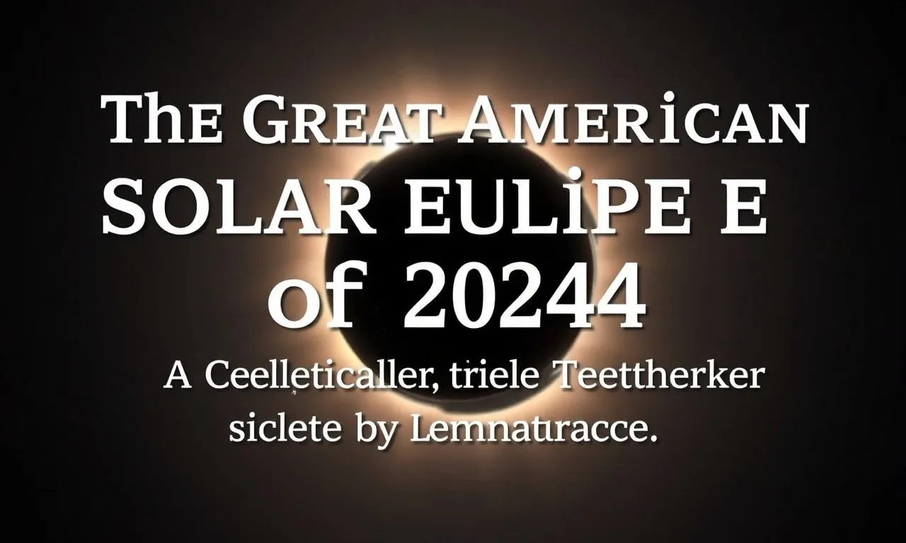 The Great American Solar Eclipse of 2024: A Celestial Spectacle to Remember The Great American Solar Eclipse of 2024: A Celestial Spectacle to Remember