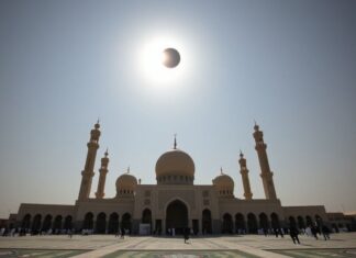 How the Solar Eclipse Altered Prayer Times in Jeddah The solar eclipse changed the prayer times in Jeddah.