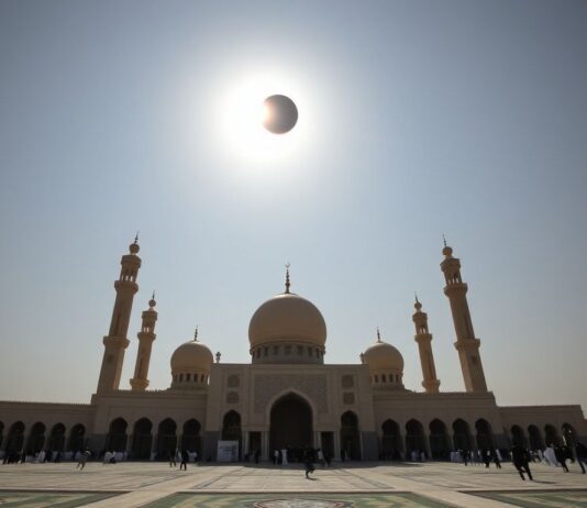 How the Solar Eclipse Altered Prayer Times in Jeddah The solar eclipse changed the prayer times in Jeddah.
