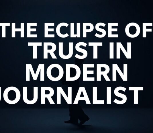 The Eclipse of Trust in Modern Journalism The Eclipse of Trust in Modern Journalism