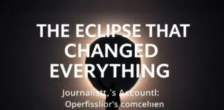 The Eclipse That Changed Everything: A Journalist’s Tale The Eclipse That Changed Everything: A Journalist's Account