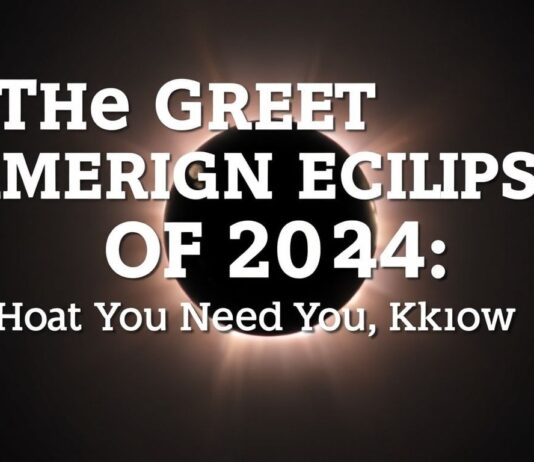 The Great American Eclipse of 2024: What You Need to Know The Great American Eclipse of 2024: What You Need to Know
