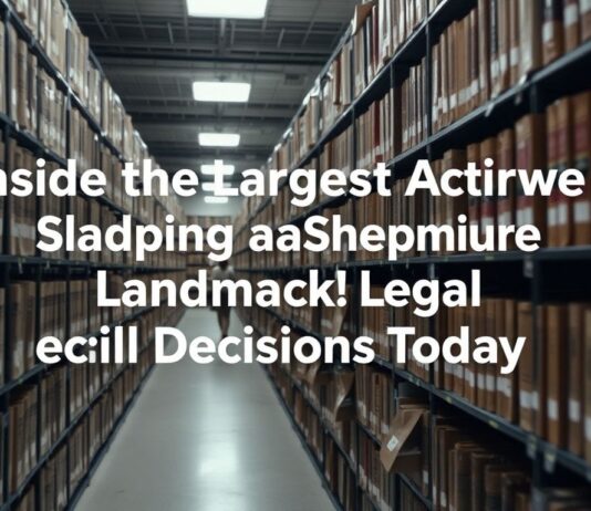 Inside the Largest Archive Shaping Landmark Legal Decisions Today Inside the Largest Archive Shaping Landmark Legal Decisions Today